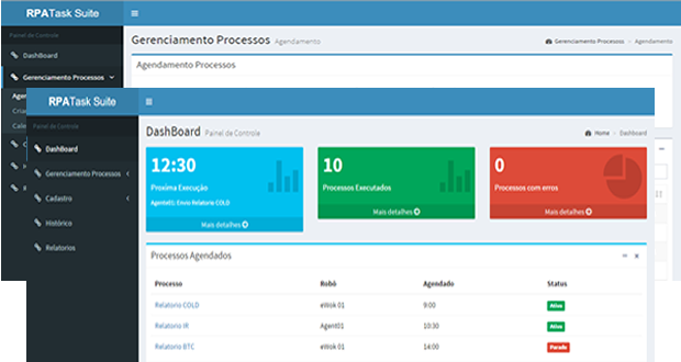 RPA DashBoard WEB